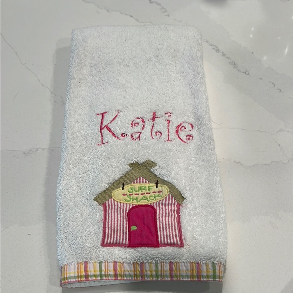 Pottery barn kids surf shack hand towel
